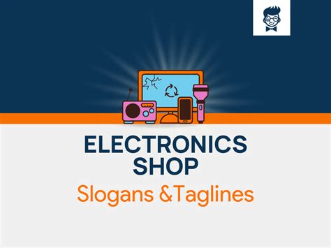 electronic shop tagline